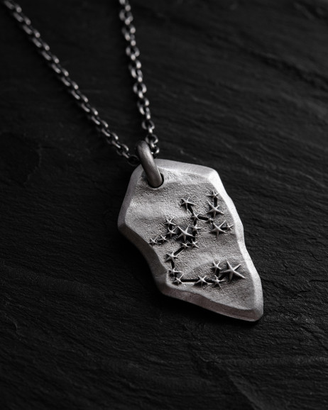 Anhänger STERNBILD SCHÜTZE an einer Kette in Sterlingsilber  5