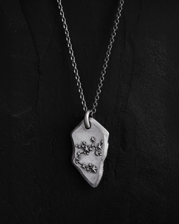 Anhänger STERNBILD SCHÜTZE an einer Kette in Sterlingsilber