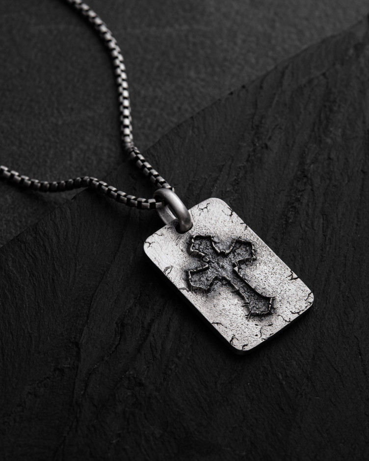 Anhänger FLEURY CROSS in Sterlingsilber 2