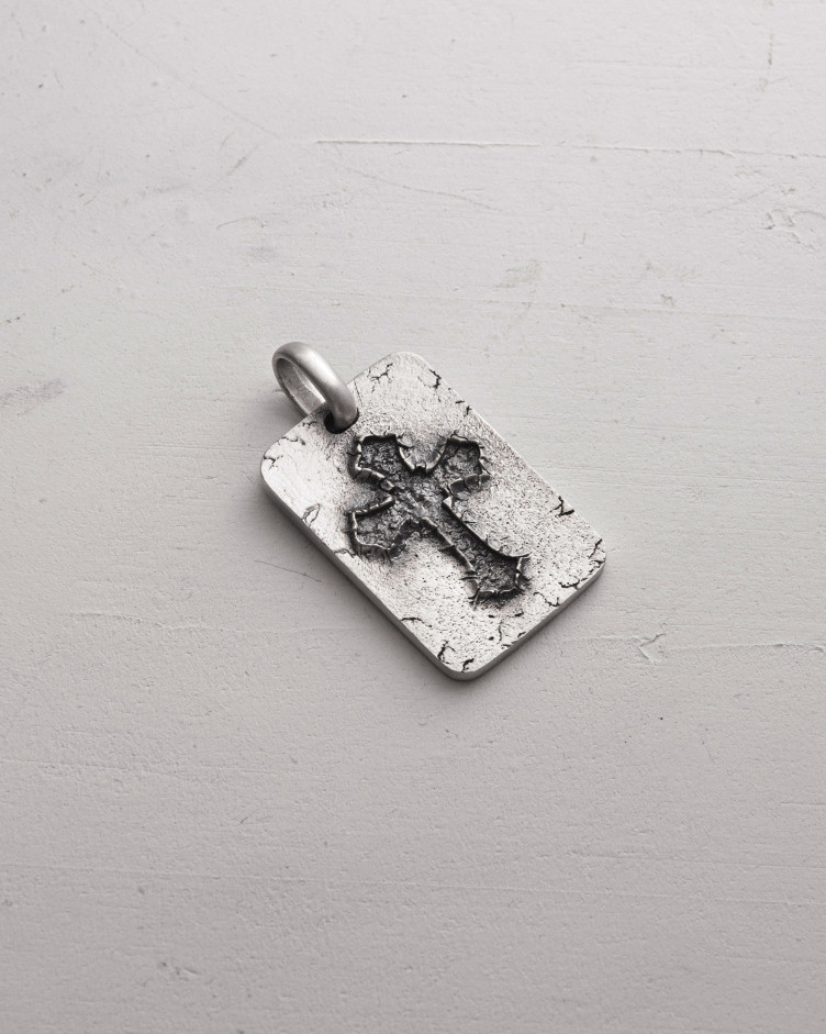 Anhänger FLEURY CROSS in Sterlingsilber 4