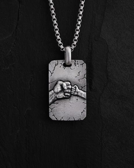 Anhänger VATER UND SOHN in Sterlingsilber 4