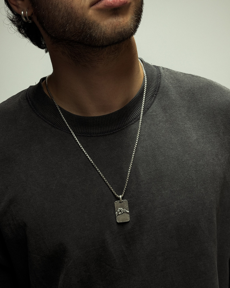 Anhänger VATER UND SOHN in Sterlingsilber 6