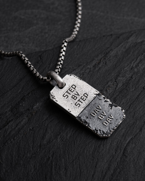 Anhänger SCHRITT FÜR SCHRITT in Sterlingsilber 4