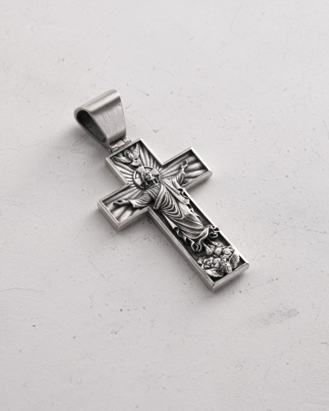 Kreuz AUFFAHRT JESU CHRISTI in Sterlingsilber 4