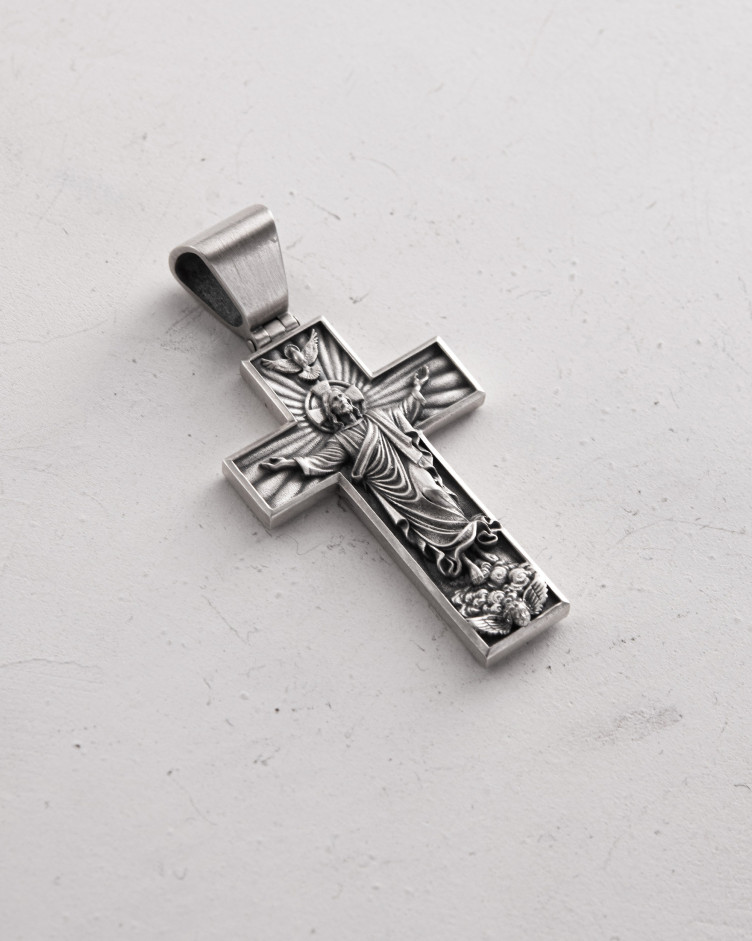 Kreuz AUFFAHRT JESU CHRISTI in Sterlingsilber 4