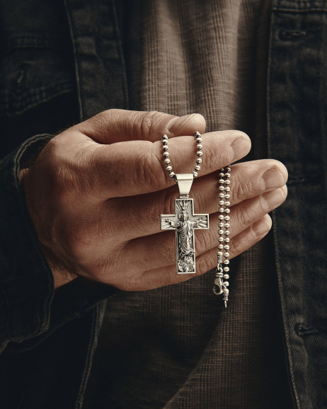 Kreuz AUFFAHRT JESU CHRISTI in Sterlingsilber 2