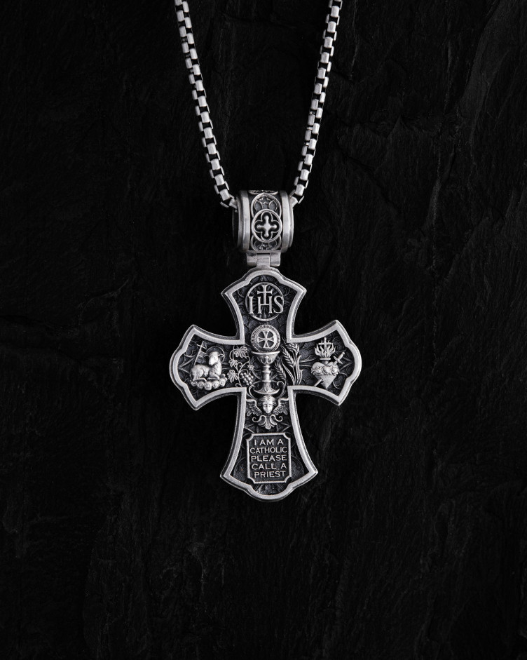 Kreuz FOUR WAY CROSS MEDALS in Sterlingsilber 2