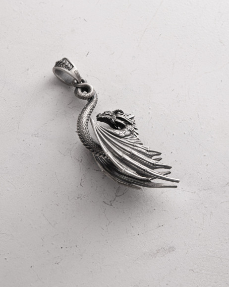 Anhänger DRACHE in Sterlingsilber 4