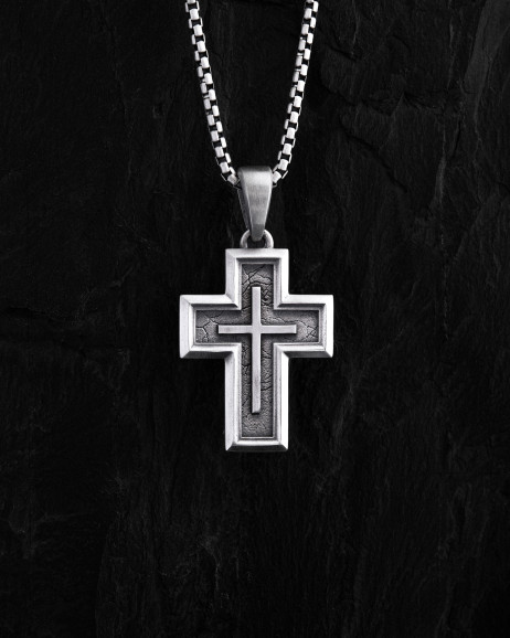 Kreuz ANCHOR CROSS in Sterlingsilber 2