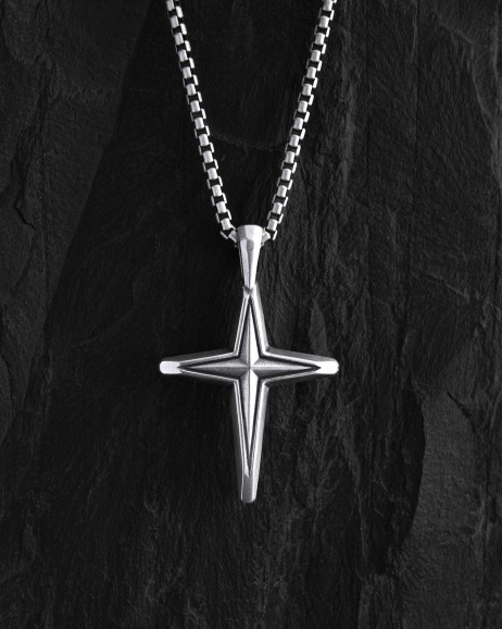 Kreuz CHEMIN in Sterlingsilber