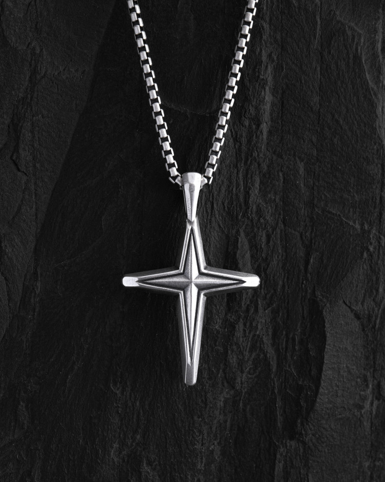 Kreuz CHEMIN in Sterlingsilber