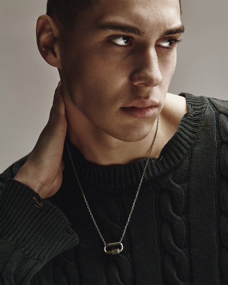 Anhänger KARABIN an einer Kette in Sterlingsilber 2