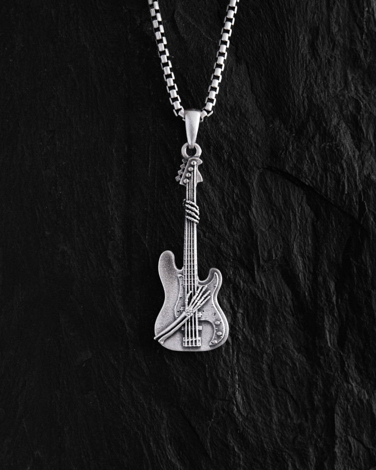 Anhänger ROCKGITARRE in Sterlingsilber 2