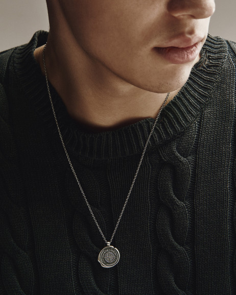 Anhänger CARPE DIEM POLAR STAR an einer Kette in Sterlingsilber 2