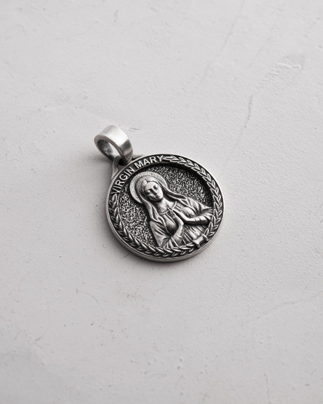 Anhänger JUNGFRAU MARIA in Sterlingsilber 4