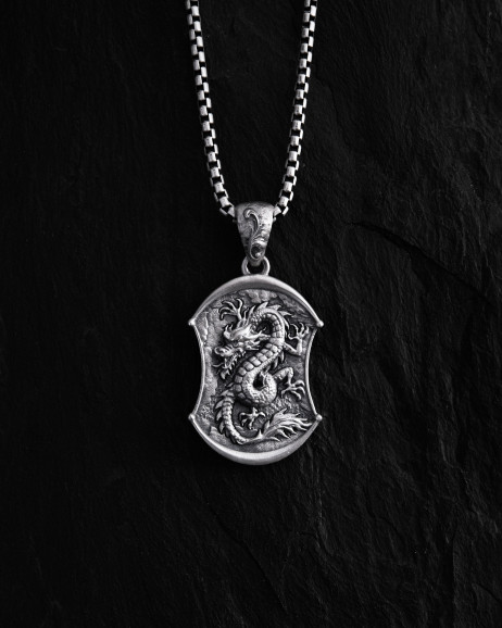 Anhänger DRACHE in Sterlingsilber