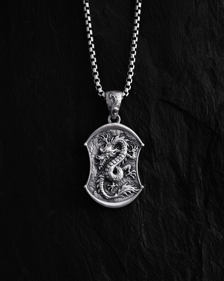 Anhänger DRACHE in Sterlingsilber