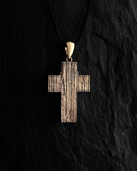 Kreuz ERLÖSUNG. JESUS ​​CHRISTUS (Gelbgold) 4