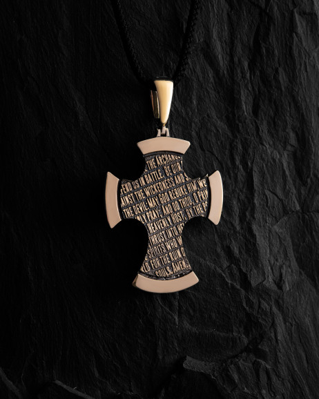 Kreuz HL. ERZENGEL MICHAEL (Gelbgold) 4