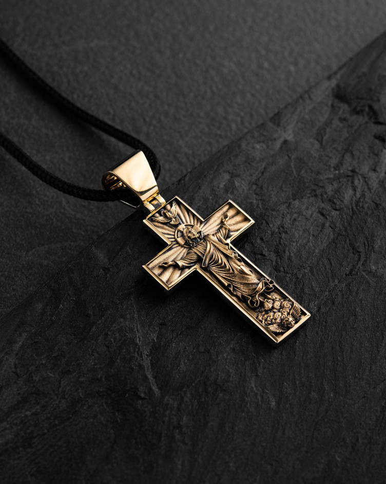 Kreuz HIMMELFAHRT JESU CHRISTI (Gelbgold) 3