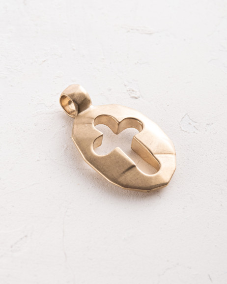 Anhänger – Kreuz SCHILD DES GLAUBENS (585er Gelbgold) 4