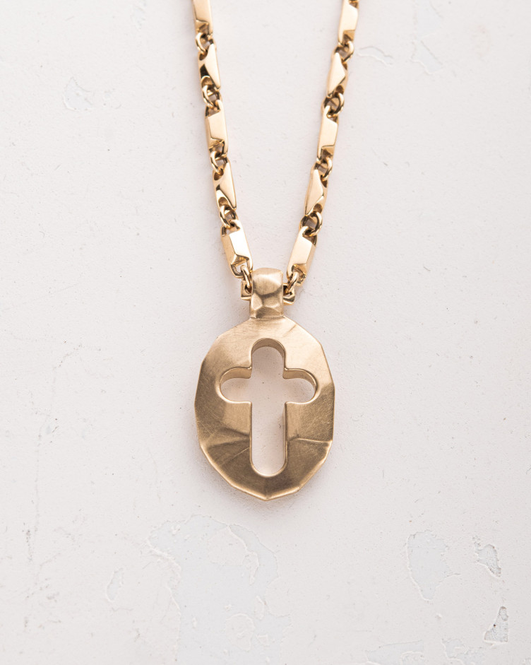 Anhänger – Kreuz SCHILD DES GLAUBENS (585er Gelbgold) 5