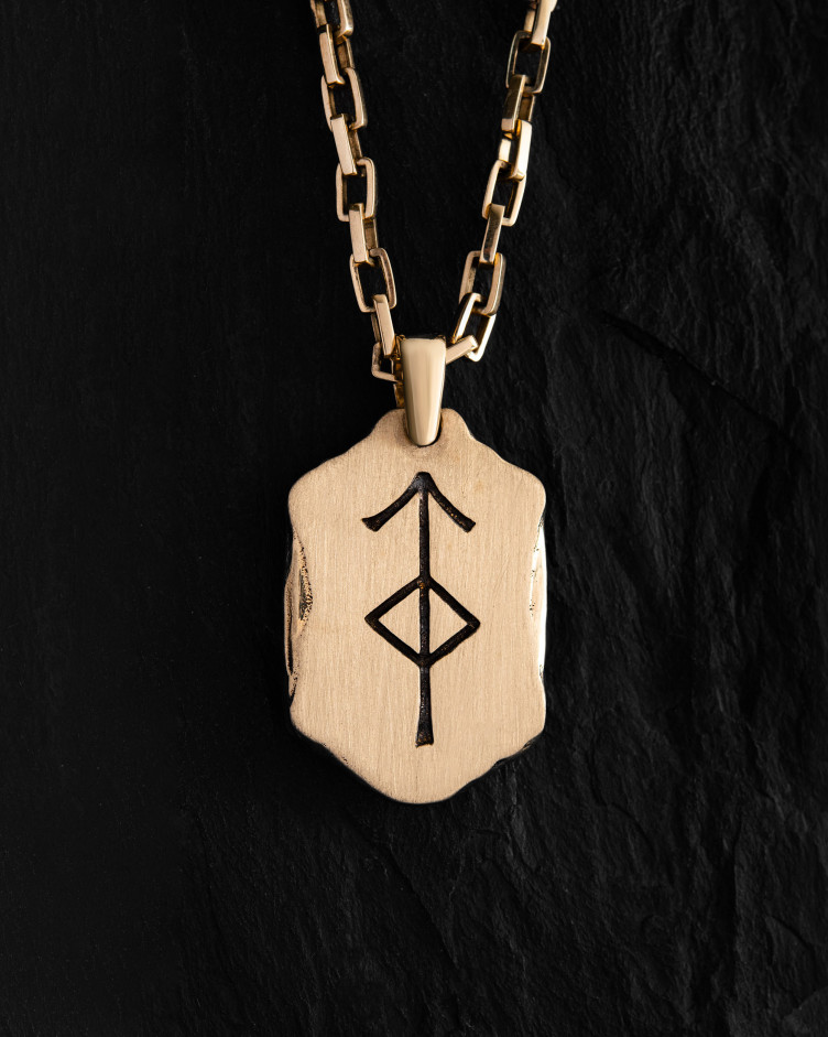 Anhänger WIND OF IMBOLC (585er Gelbgold) 4