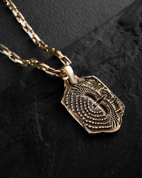 Anhänger WIND OF IMBOLC (585er Gelbgold) 5