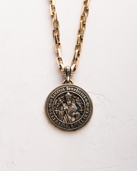 Anhänger SANCTUS BENEDICTUS (585er Gelbgold) 4