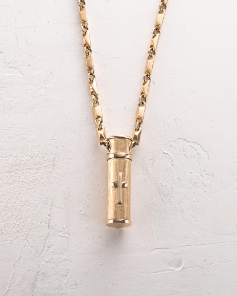 Anhänger RELIQUIAR MIT DEM KREUZ (585er Gelbgold) 2