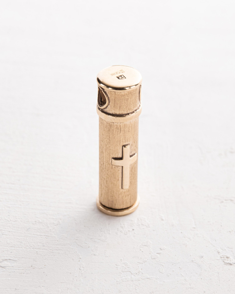 Anhänger RELIQUIAR MIT DEM KREUZ (585er Gelbgold) 3