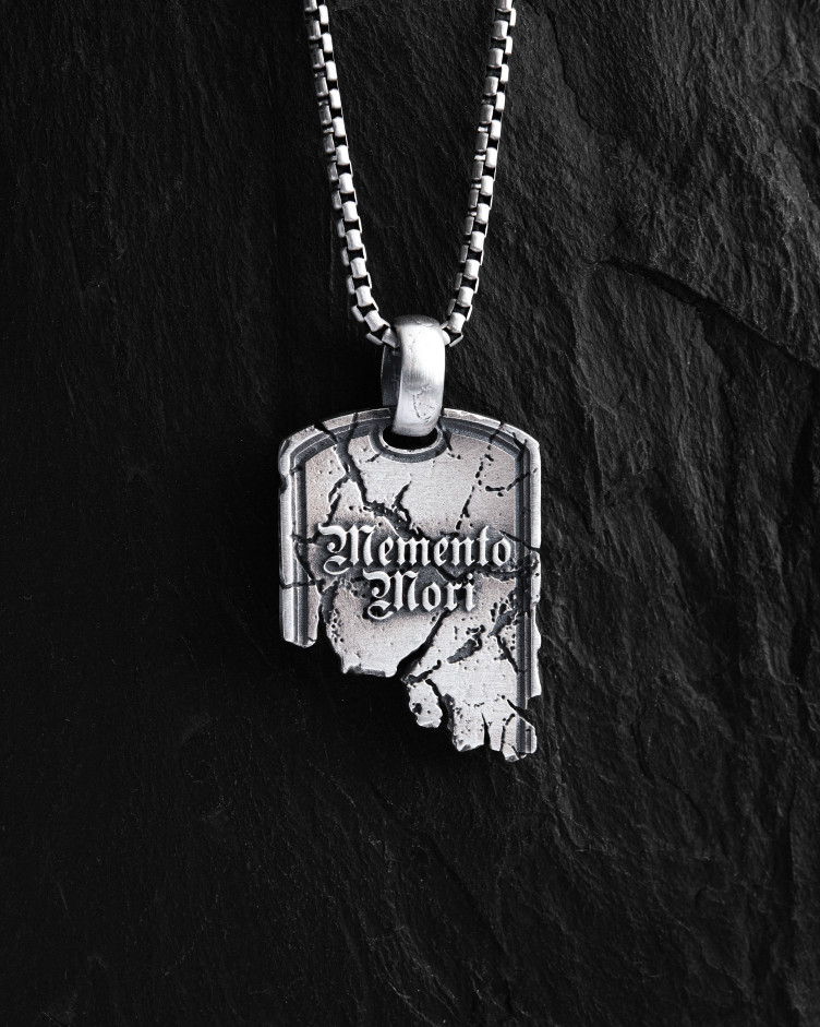 Anhänger BROT. MEMENTO MORI in Sterlingsilber 2