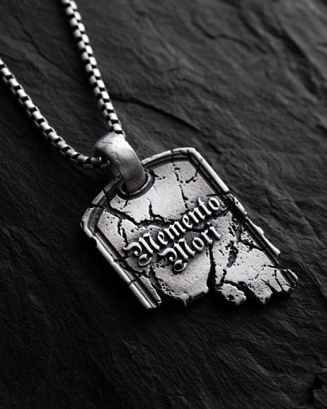 Anhänger BROT. MEMENTO MORI in Sterlingsilber