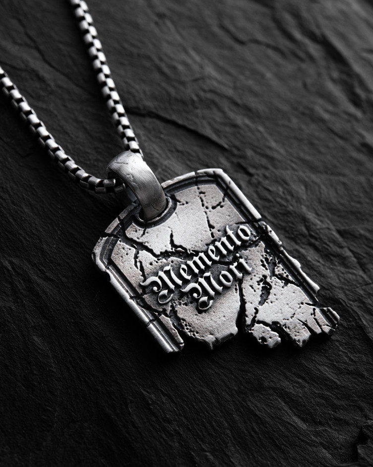 Anhänger BROT. MEMENTO MORI in Sterlingsilber