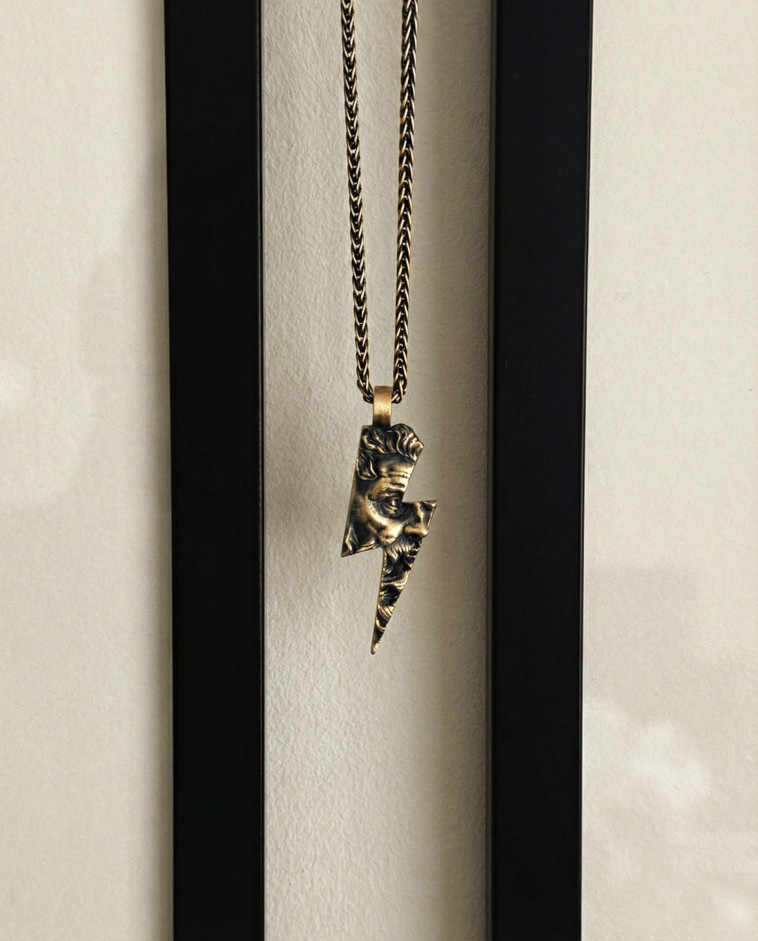 Anhänger ZEUS. BLITZ (585er Gelbgold) 3