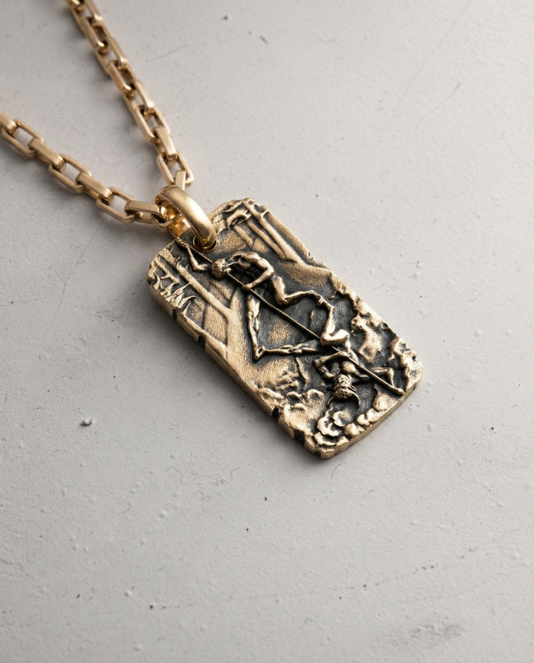 Anhänger BOXE OMBRA (585er Gelbgold) 4