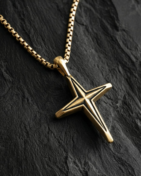 Kreuz CHEMIN (585er Gelbgold) 2