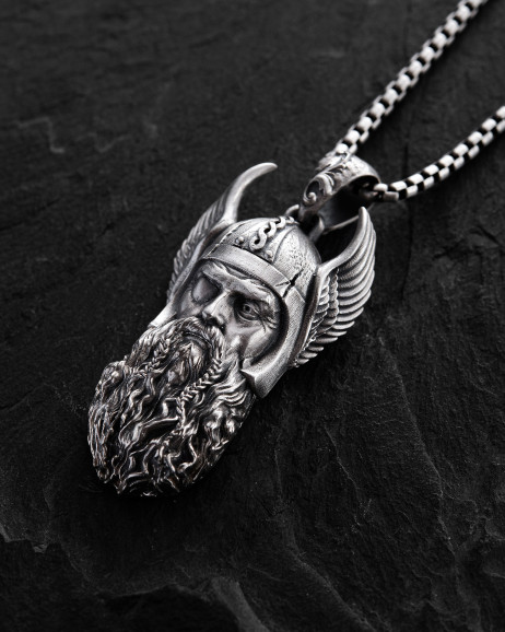 Anhänger WIKINGER KRIEGER ODIN in Sterlingsilber 4