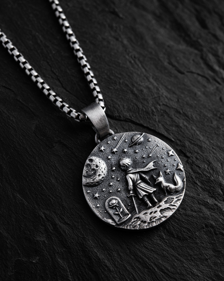 Anhänger DER KLEINE PRINZ in Sterlingsilber 5