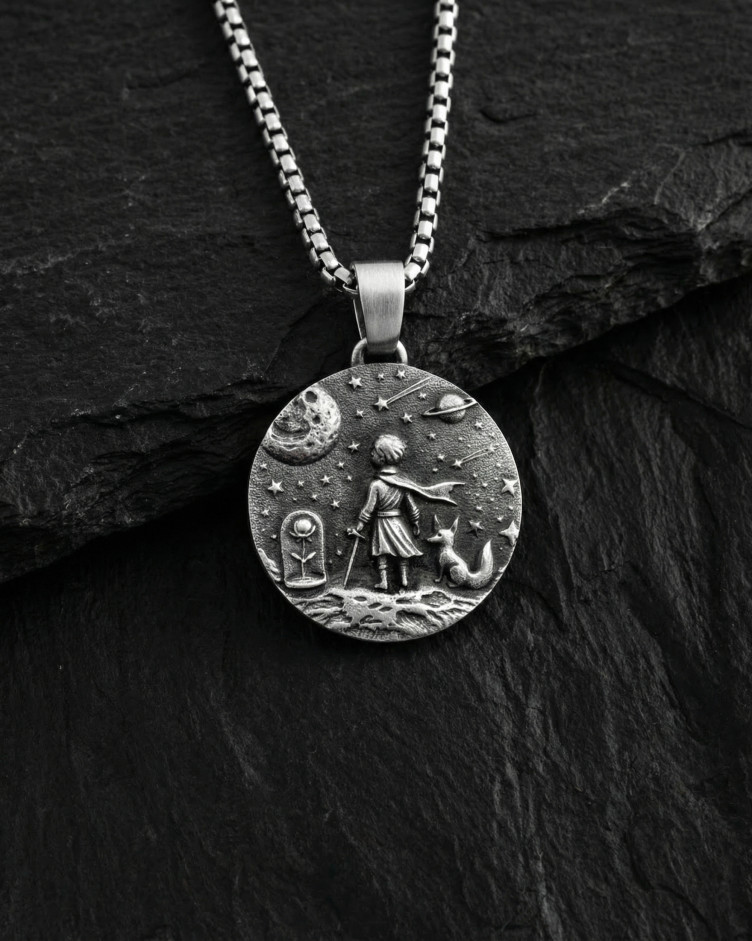 Anhänger DER KLEINE PRINZ in Sterlingsilber 3