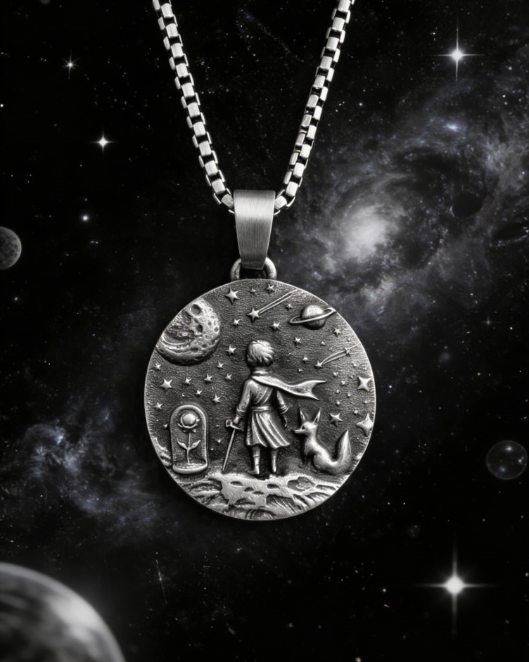 Anhänger DER KLEINE PRINZ in Sterlingsilber 4