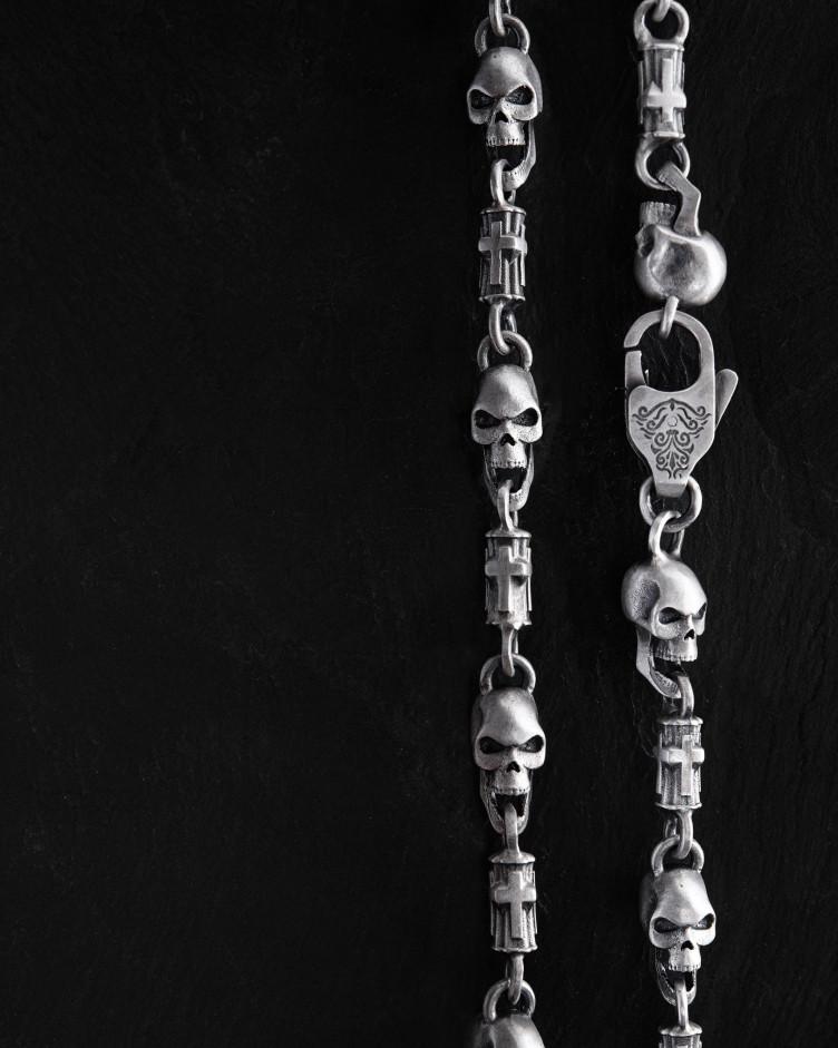 Kette MEMENTO MORI in Sterlingsilber 884