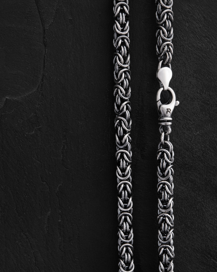 Kette MOORING ROPE in Sterlingsilber