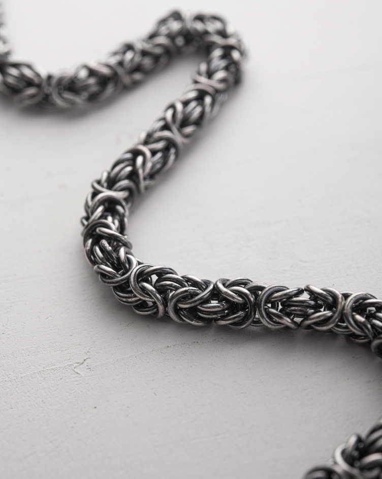 Kette MOORING ROPE in Sterlingsilber 5