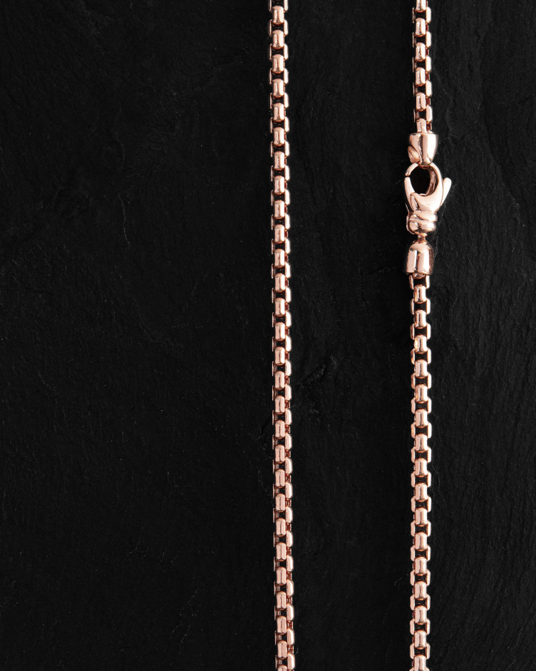 Kette – VENEDIG-Muster (Rotgold)