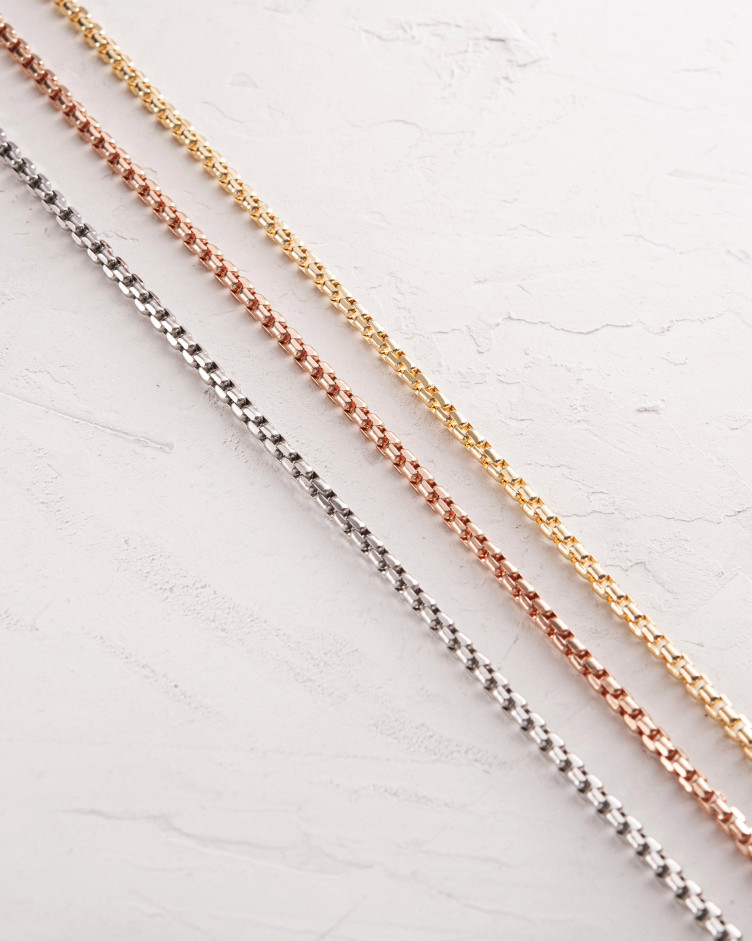 Kette – VENEDIG-Muster (Rotgold) 4