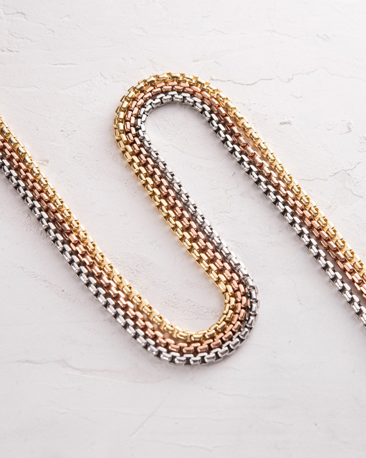 Kette – VENEDIG-Muster (Rotgold) 5