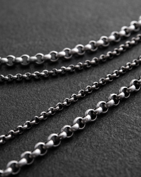 Kette - ROLOKETTE in Sterlingsilber 4