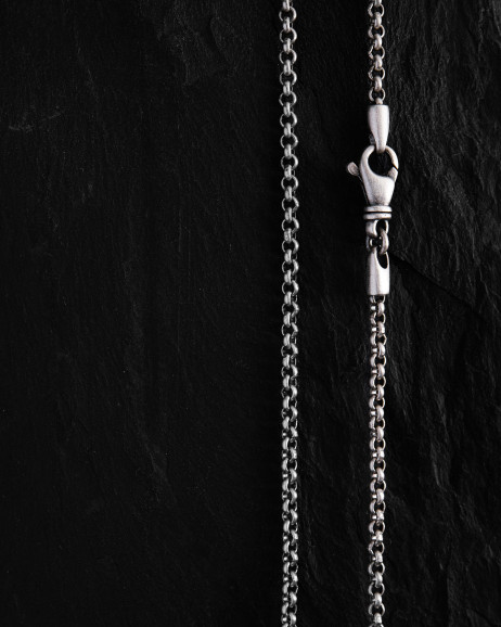 Kette - ROLOKETTE in Sterlingsilber