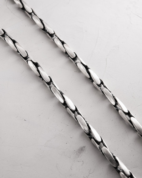 Kette TURBEN in Sterlingsilber 10